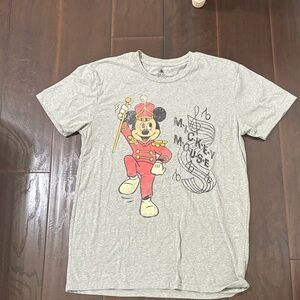 Disney Gray Mickey Mouse Marching Band T-Shirt
